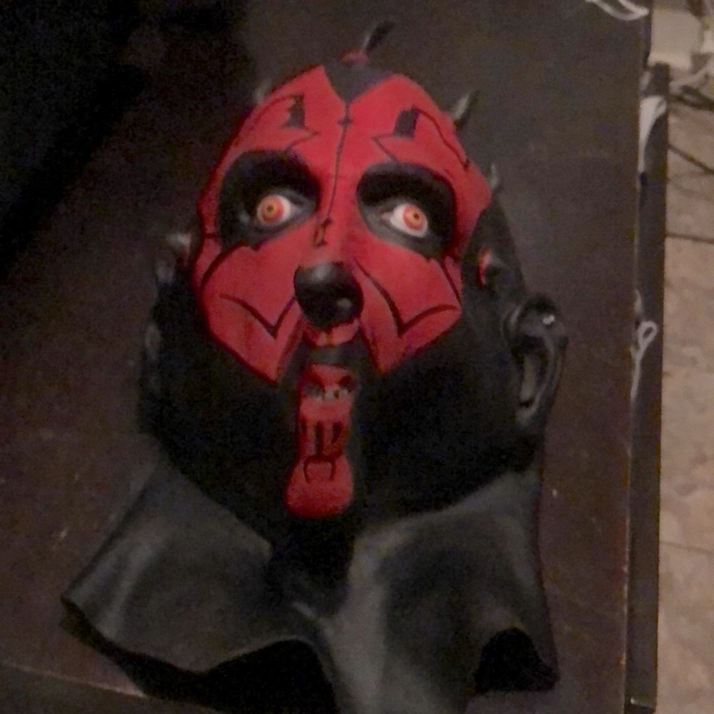 Star Wars mask of Darth Maul